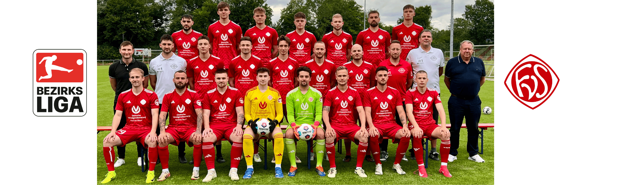 Mannschaftsfoto des FV Bad Saulgau für die Saison 2025/26